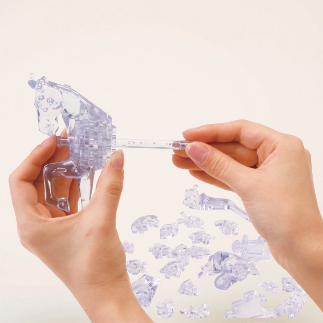 Sklapanje 3D Crystal puzzle Konj 100 dijelova