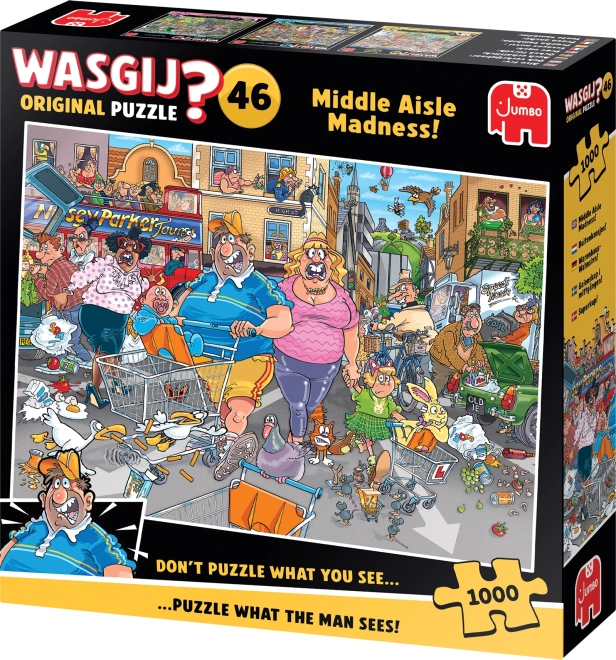 Jumbo Puzzle Wasgij: Ludilo srednje ulice 1000 dijelova