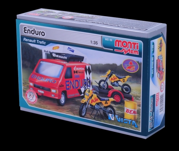 Konstrukcijski set Monti System MS 49 Enduro Renault Trafic 1:48 u kutiji 22x15x6cm