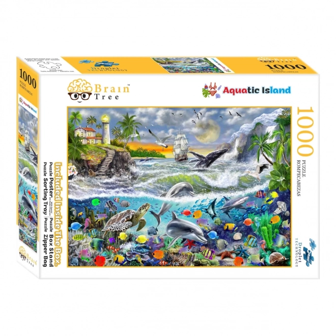 Puzzle Otok Bajna Estuarij od Brain Tree 1000 dijelova