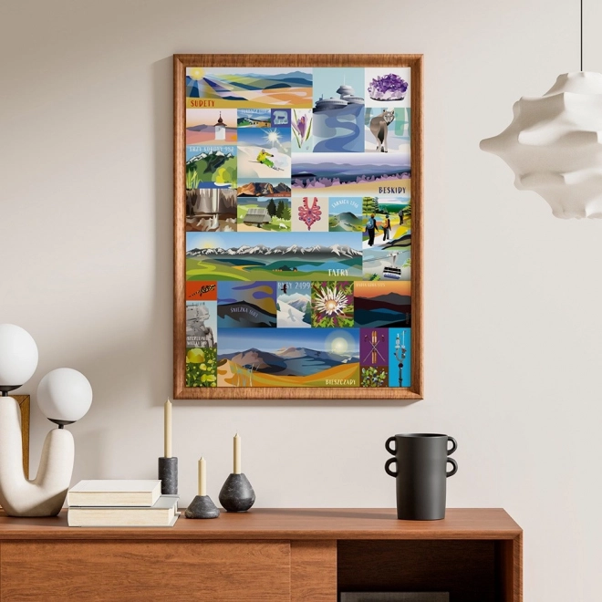 Puzzle Puzzlove Poljske planine 1000 dijelova