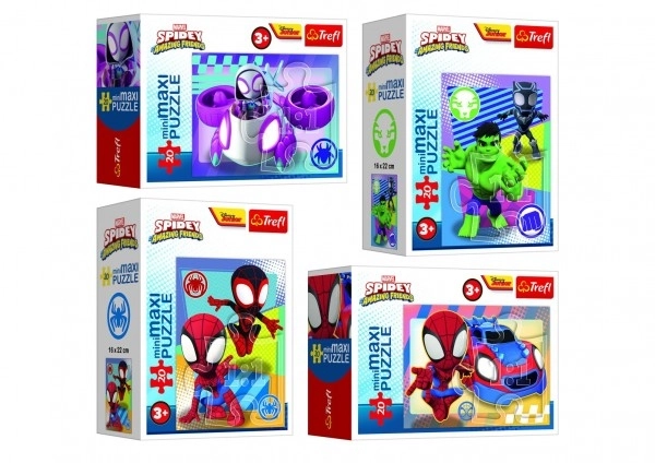Minipuzzle Spidey i njegovi sjajni prijatelji