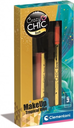 Set za usne CRAZY CHIC TEEN Tropical Vibe – sjajilo i olovka