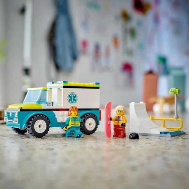 LEGO® City 60403 Hitna pomoć i snowboardaš