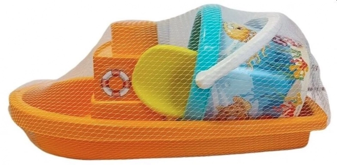 Androni set za pijesak Sretna Ribica s brodom
