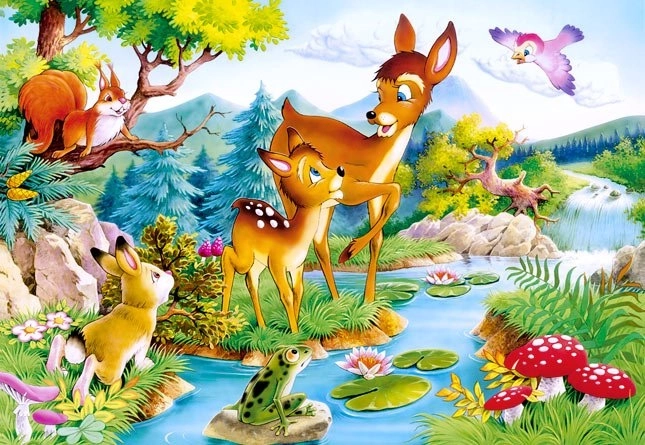 Puzzle 120 dijelova Little Deer
