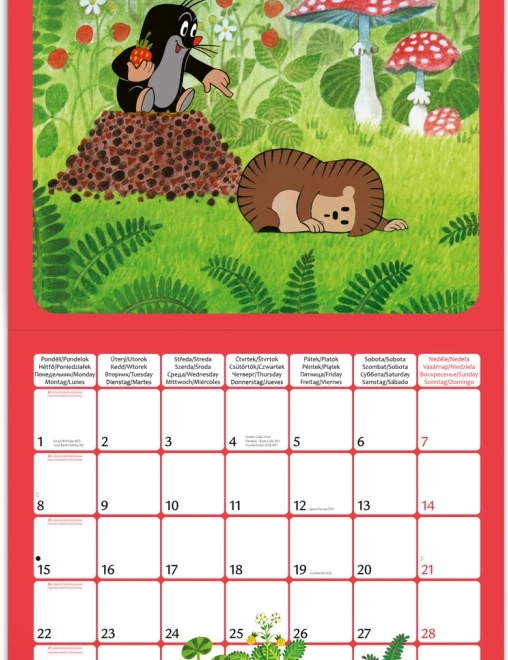 Bilješke kalendar Krtica 2026