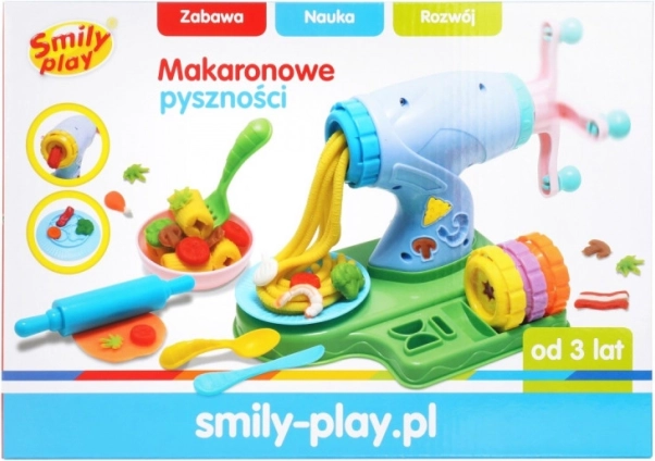 Šarena igra s kompletom plastelina za izradu tjestenine