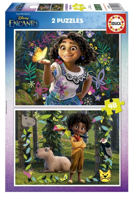 Puzzle Encanto 2x48 dijelova