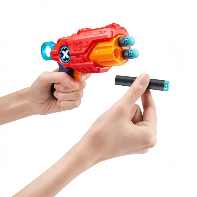 ZURU X-SHOT EXCEL MK 3 dvostruki paket s rotirajućom cijevi i 16 metaka