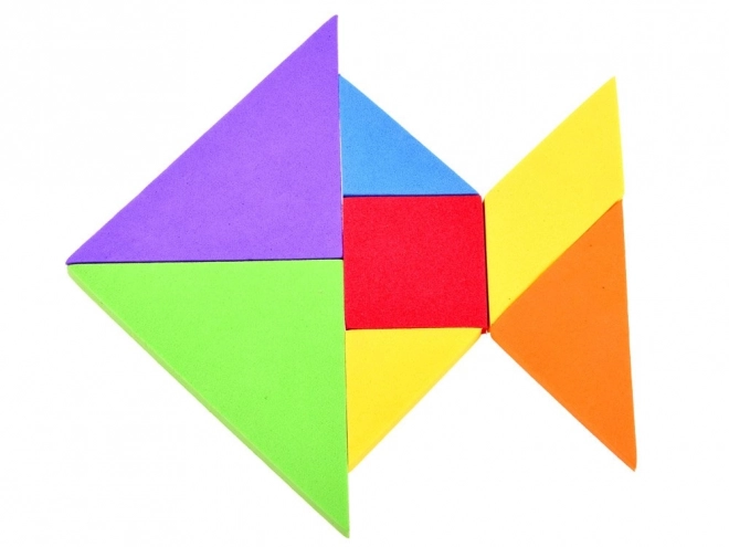 Šarena logička slagalica Tangram od meke pjene