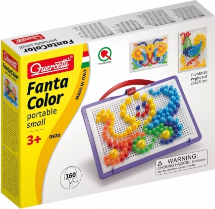 Quercetti Fantacolor prijenosna mozaika za djecu
