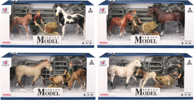 Set životinjskog svijeta – konj i ždrijebe s figuricom