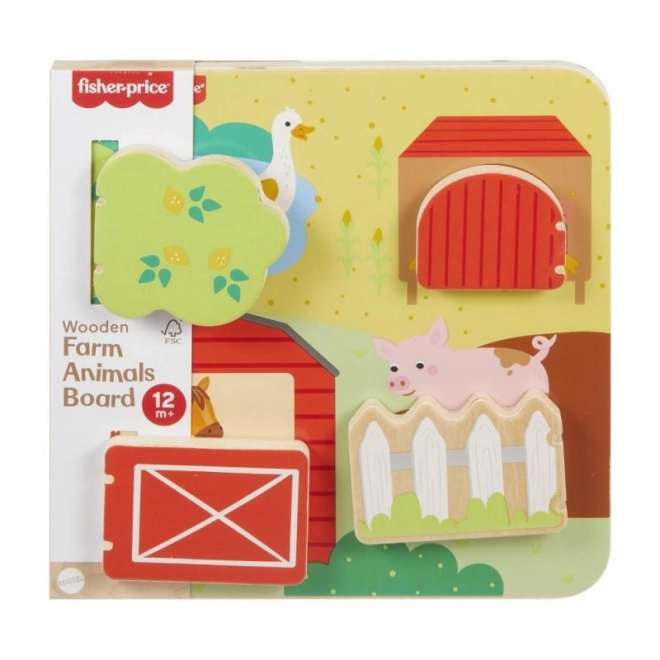 Fisher-Price drvena igra skrivača sa životinjama