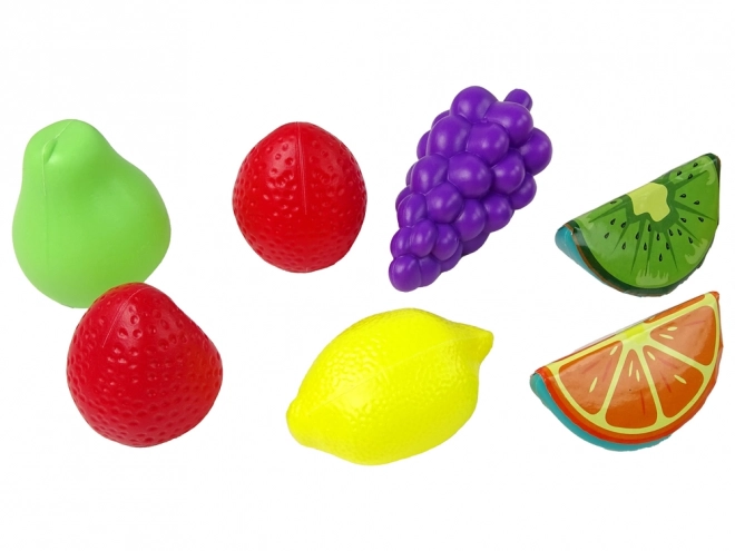 Set plastične hrane 30 kom s voćem i pomfritom