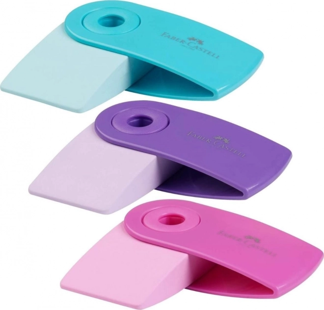 Faber-Castell ergonomska gumica s plastičnim poklopcem