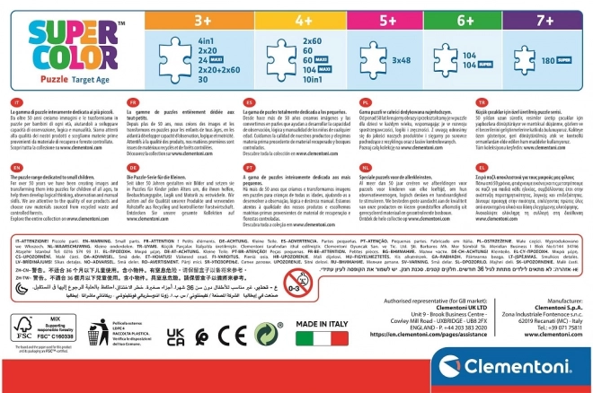 Puzzle Jurski svijet 4u1 Clementoni