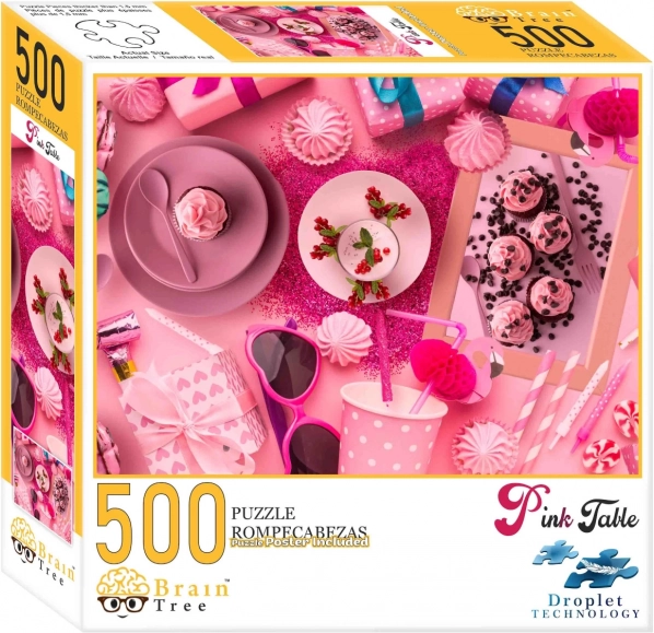 Puzzle Brain Tree Ružičasto posluženih 500 dijelova