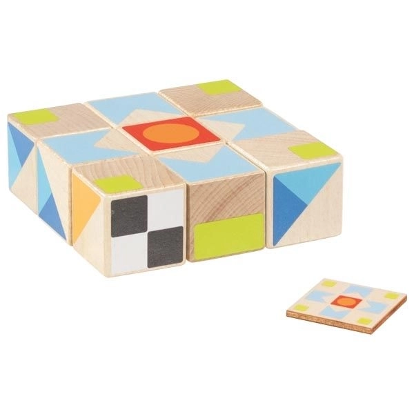 Velike kockaste puzzle Kubus blokovi