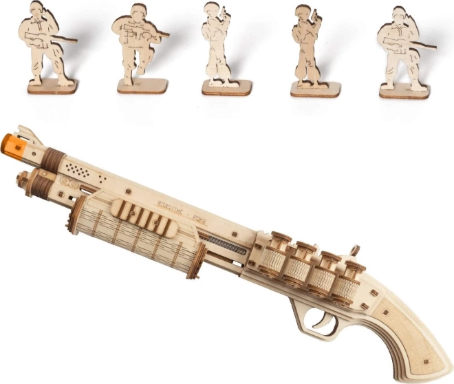 RoboTime 3D drvene mehaničke puzzle sačmarica Terminator