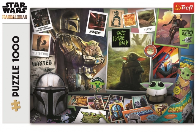 Puzzle 1000 komada Kolekcija Grogu Mandalorian