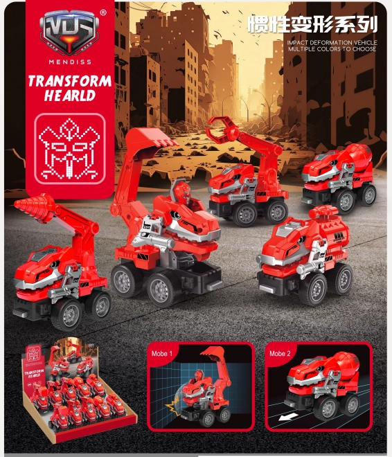 Autorobot Dino Vatrogasno vozilo 11 cm
