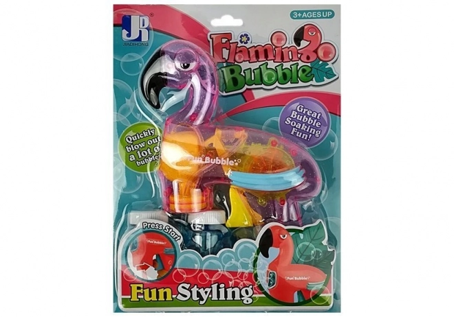 Flamingo ružičasta puška za mjehuriće