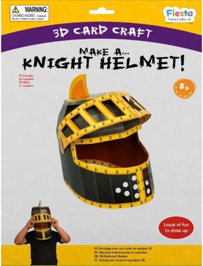 Kreativni set 3D maska Kaciga Fiesta Crafts