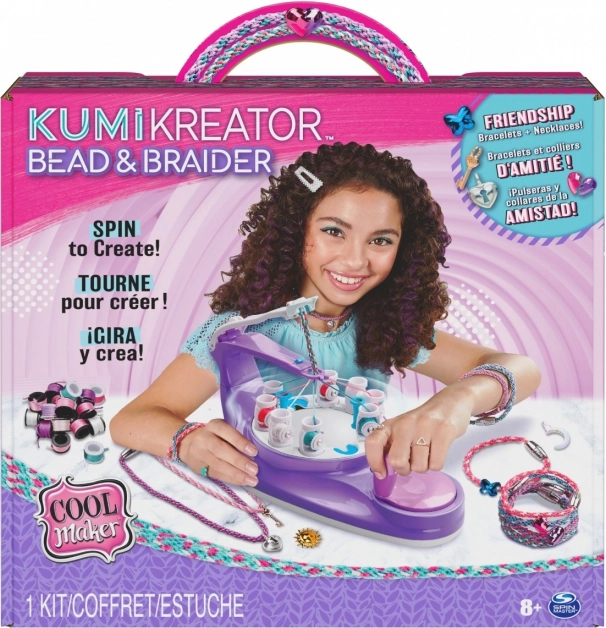 Cool Maker Kumi Kreator 3 u 1 – stroj za pletenje narukvica i ogrlica s perlicama