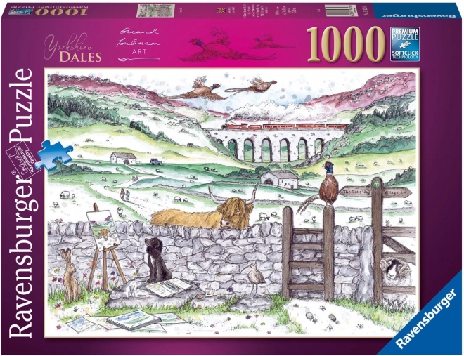 Ravensburger puzzle Život u Yorkshiru 1000 dijelova