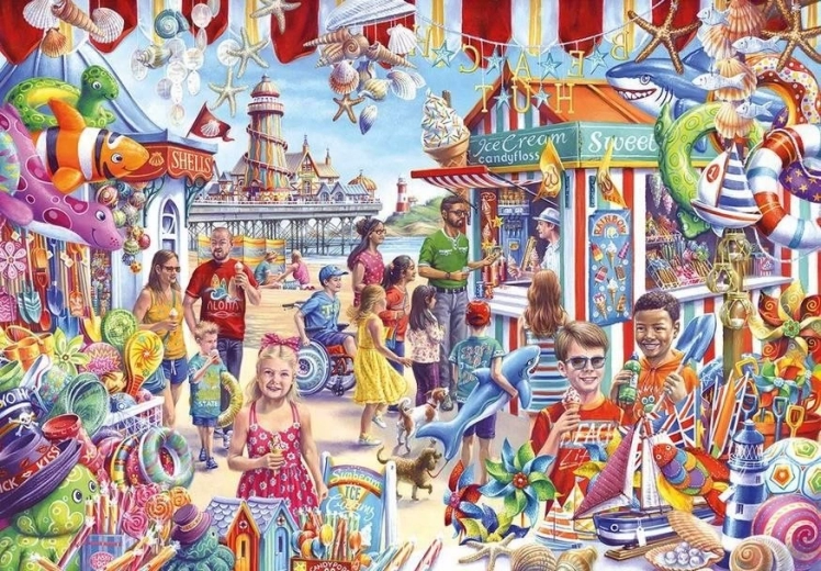 Puzzle kupnja suvenira uz more XL 250 dijelova GIBSONS