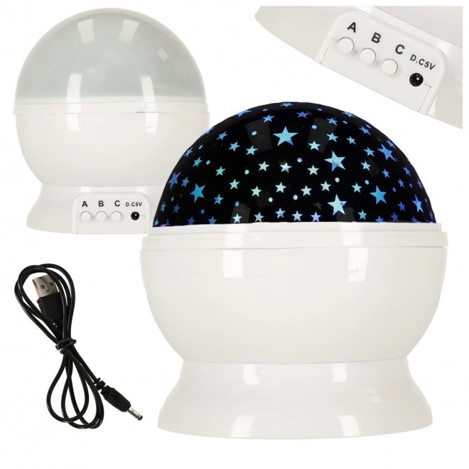 Zvjezdana noćna lampa – Bijela