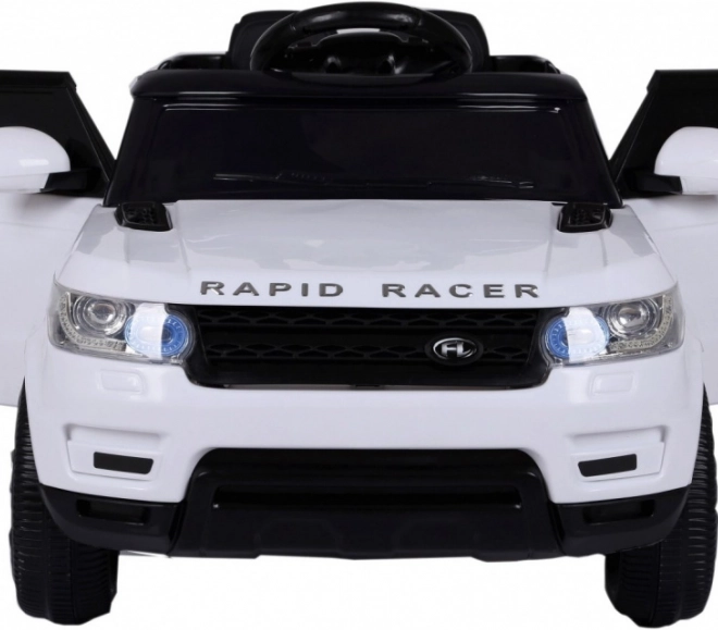 Električni autić Land Rapid Racer – Bijelo