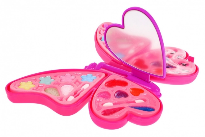 Kozmetički set Pink Butterfly za djecu 5+ Make-up + dodaci za kosu i nokte
