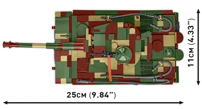 Model tenka Tiger I od 870 dijelova