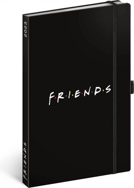 Linirani notes NOTIQUE FRIENDS 13 × 21 cm
