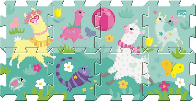 Pjenaste puzzle vesele lame TrefL