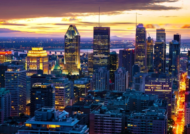 Slagalica Noćni Montreal 1000 dijelova