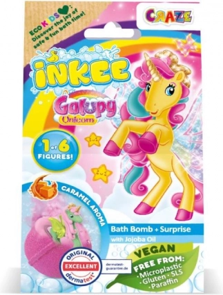 Inkee kugla za kupanje s iznenađenjem GALAXY UNICORN