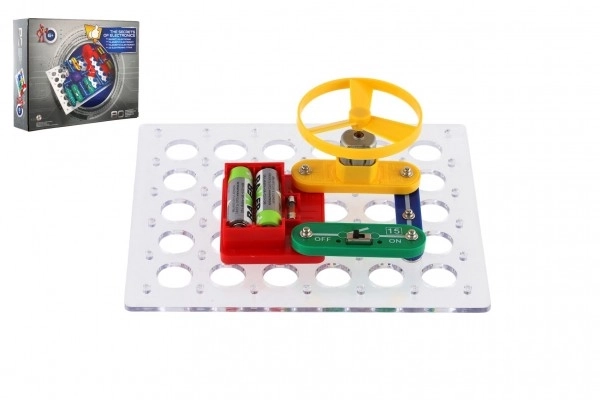 Tajanstveni svijet elektronike 80 eksperimenata mini na baterije u kutiji 24x18x4cm od 6 godina