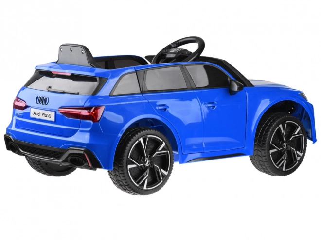 Električni autić Audi RS 6 za djecu – Plava