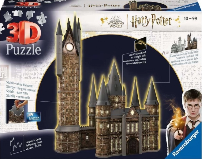 Harry Potter: Dvorac Hogwarts - Astronomski toranj (Noćno izdanje) 540 dijelova