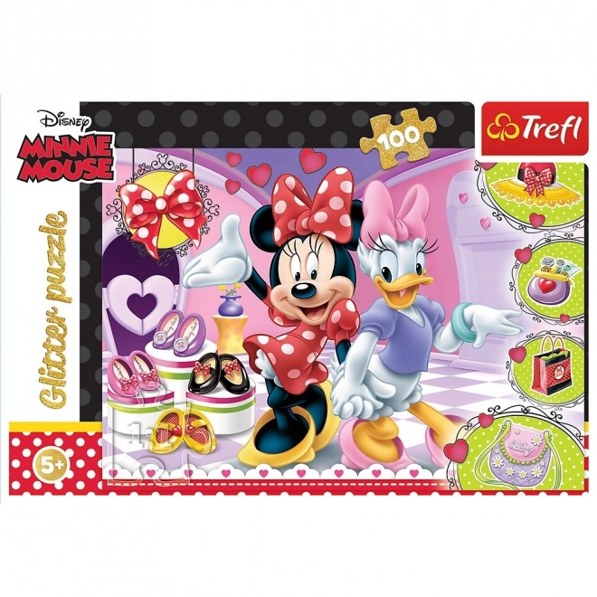 Puzzle 100 dijelova Minnie i Sjaj