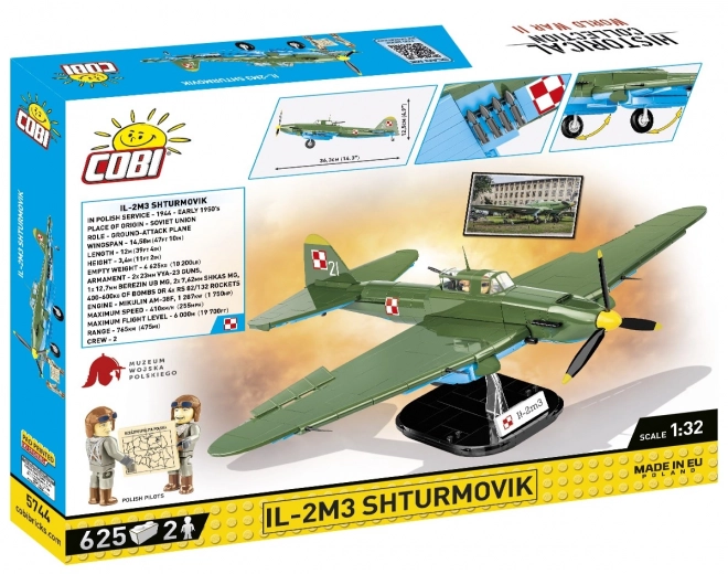 Povijesna kolekcija WWI IL-2M3 Shturmovik 625 kockica