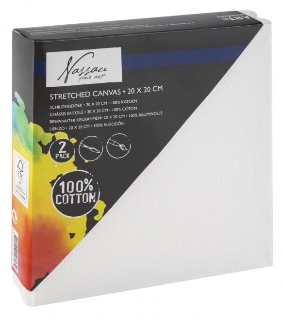 Platna za slikanje 20x20 cm - 2 kom