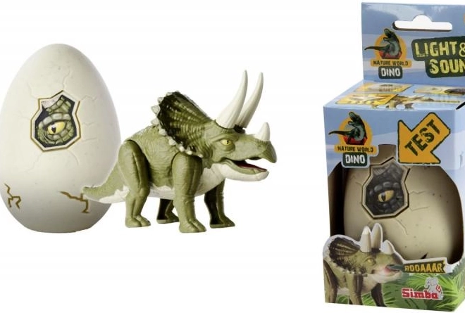 Svjetleća figura dinosaura u jajetu