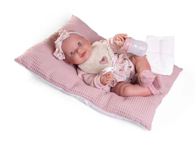 Antonio Juan 50414 MIA - trepćuća i piškajuća realistično izrađena lutka beba sa cijelovinilnim tijelom - 42 cm