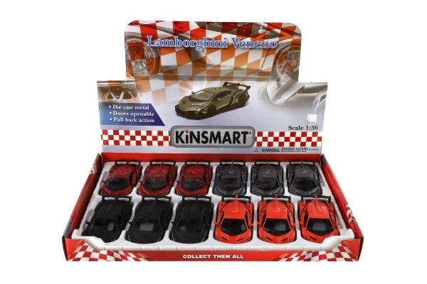 Automobil Kinsmart Lamborghini Veneno metal/plastika 13cm na povlačenje unatrag