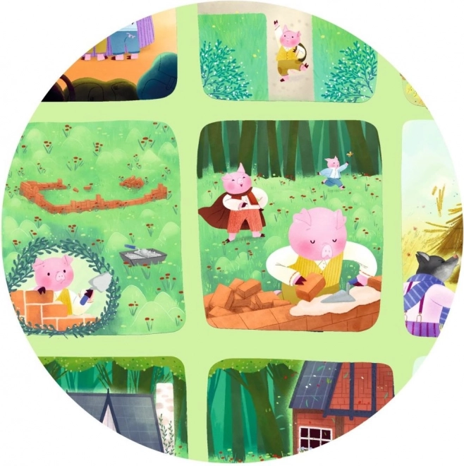 DJECO puzzle Tri praščića 35 dijelova
