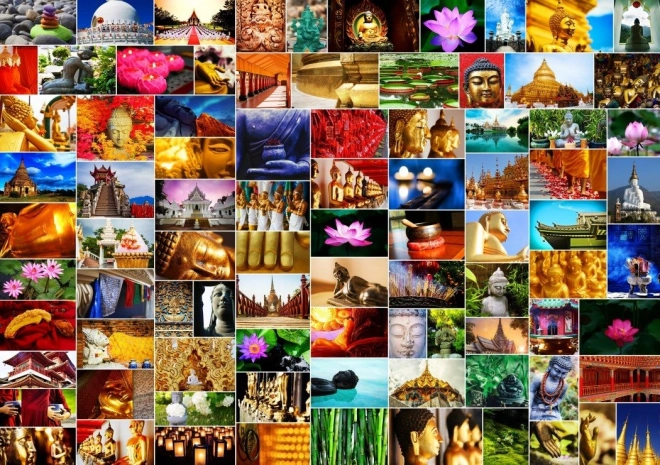 Puzzle kolaž zen 1500 dijelova